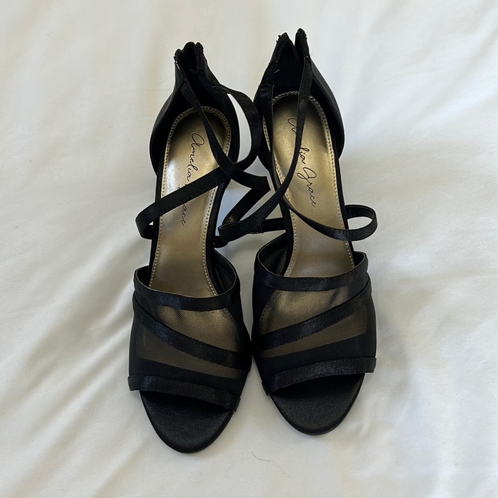 Amelia Grace Black Heels